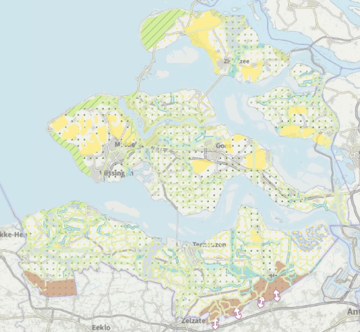 Bosvisie zoekgebieden - Atlas van Zeeland